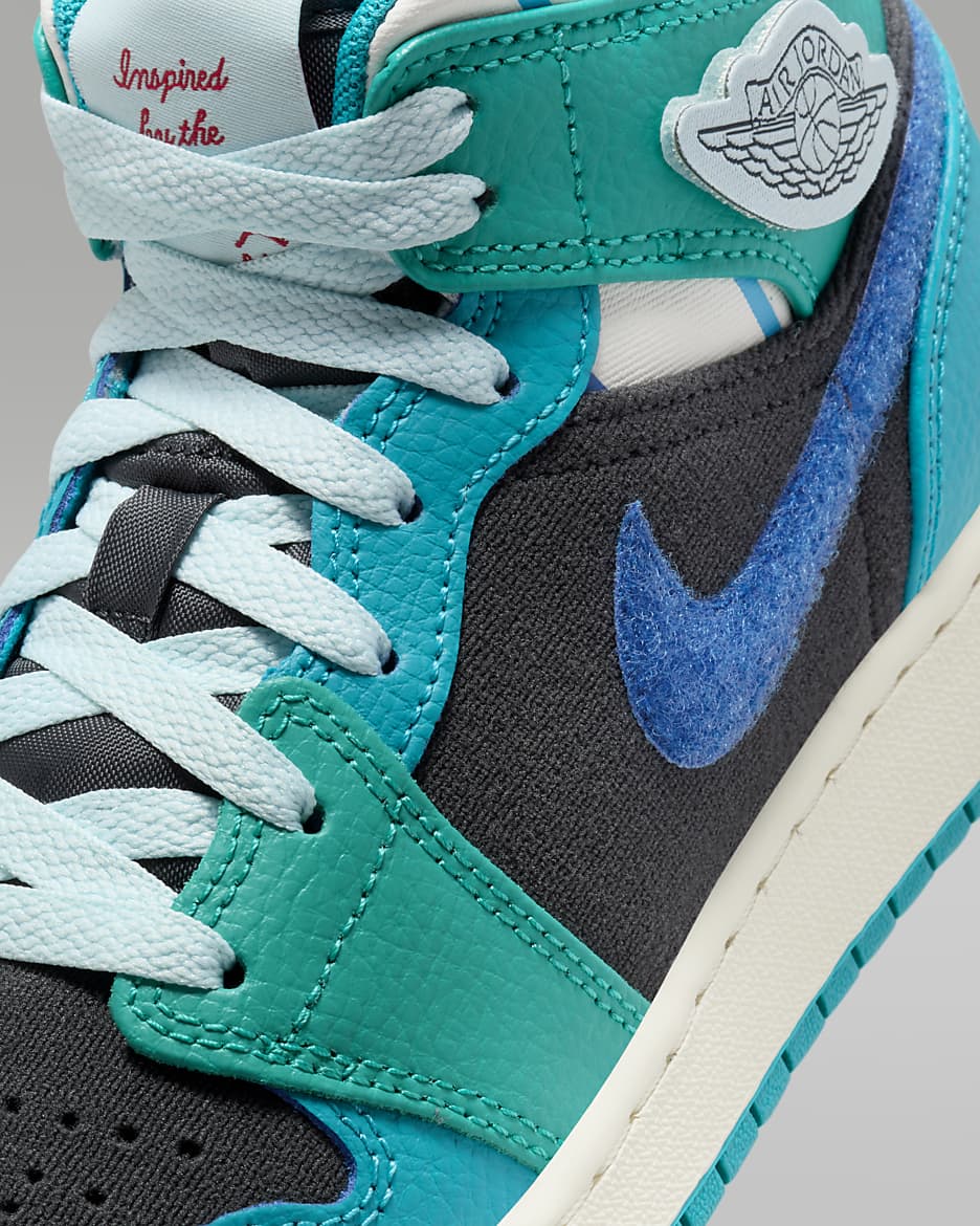 Nike jordan 1 mid grijs new arrivals
